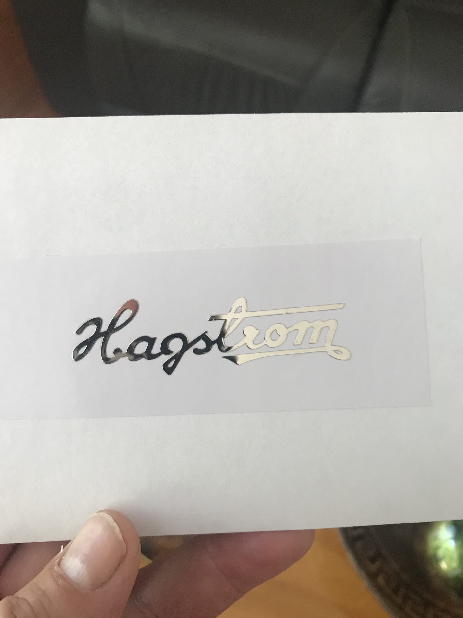 Hagstrom Guitar Decal M62b