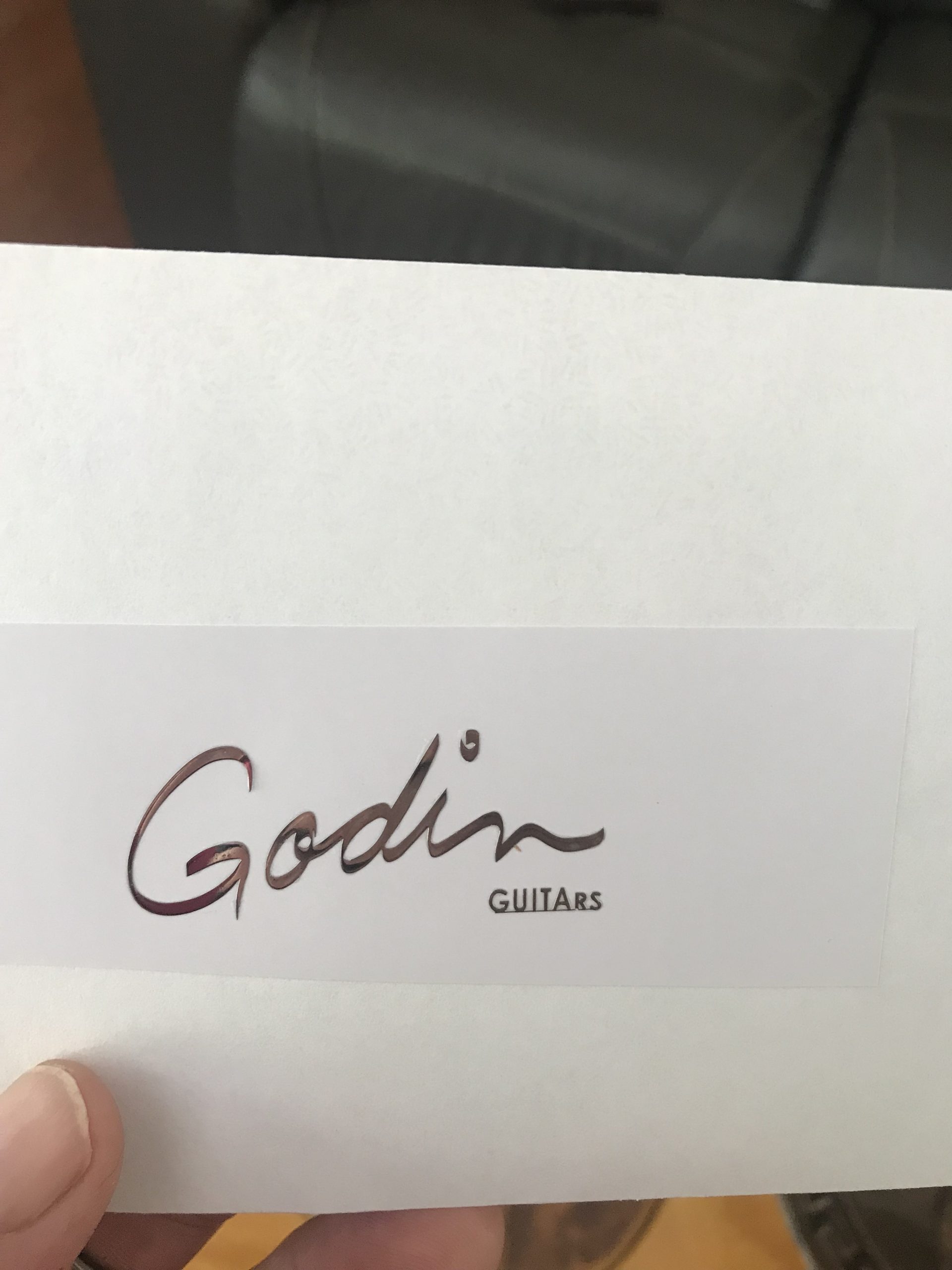 Godin Guitar Decal M63