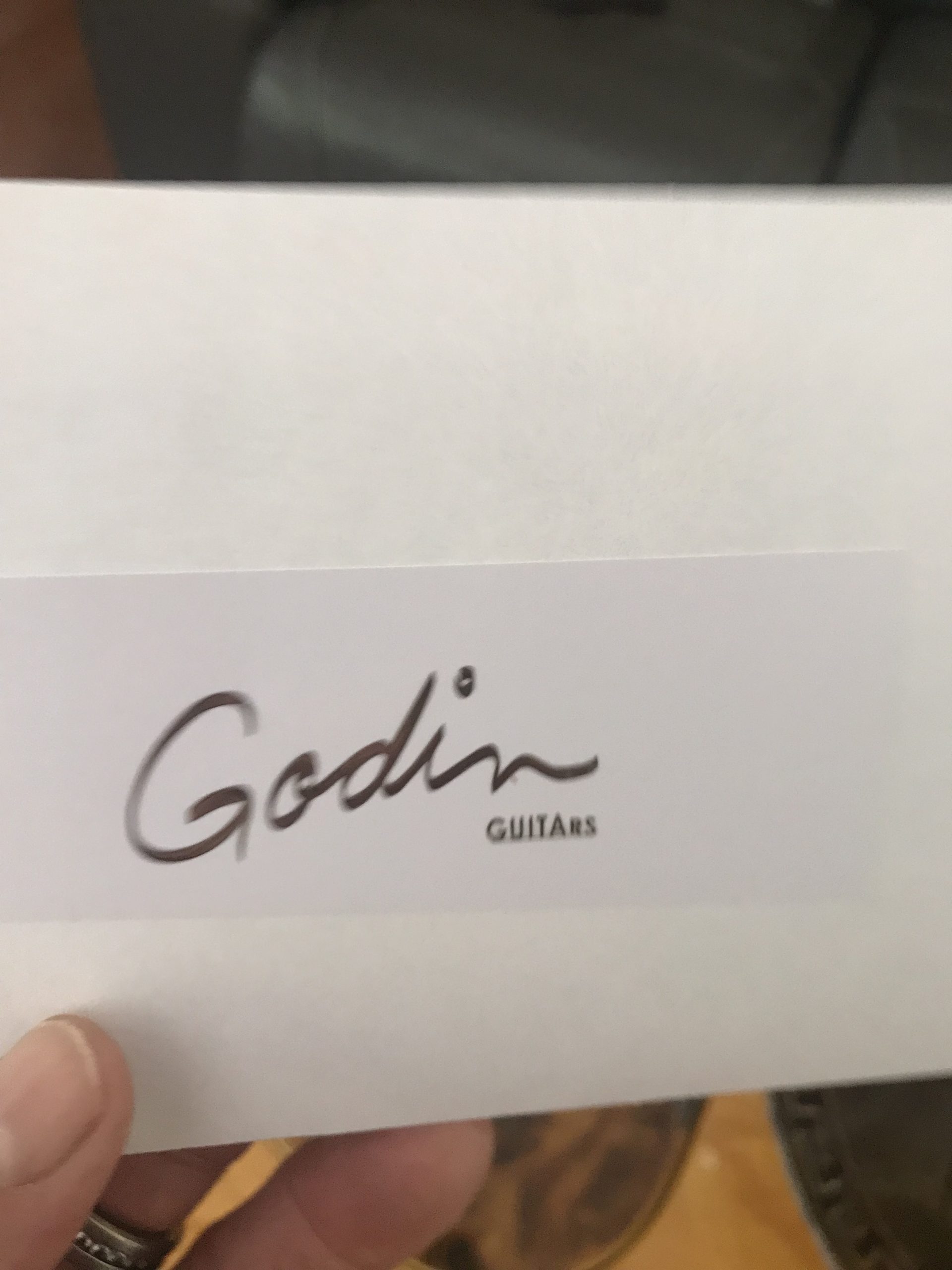 Godin Guitar Decal M63