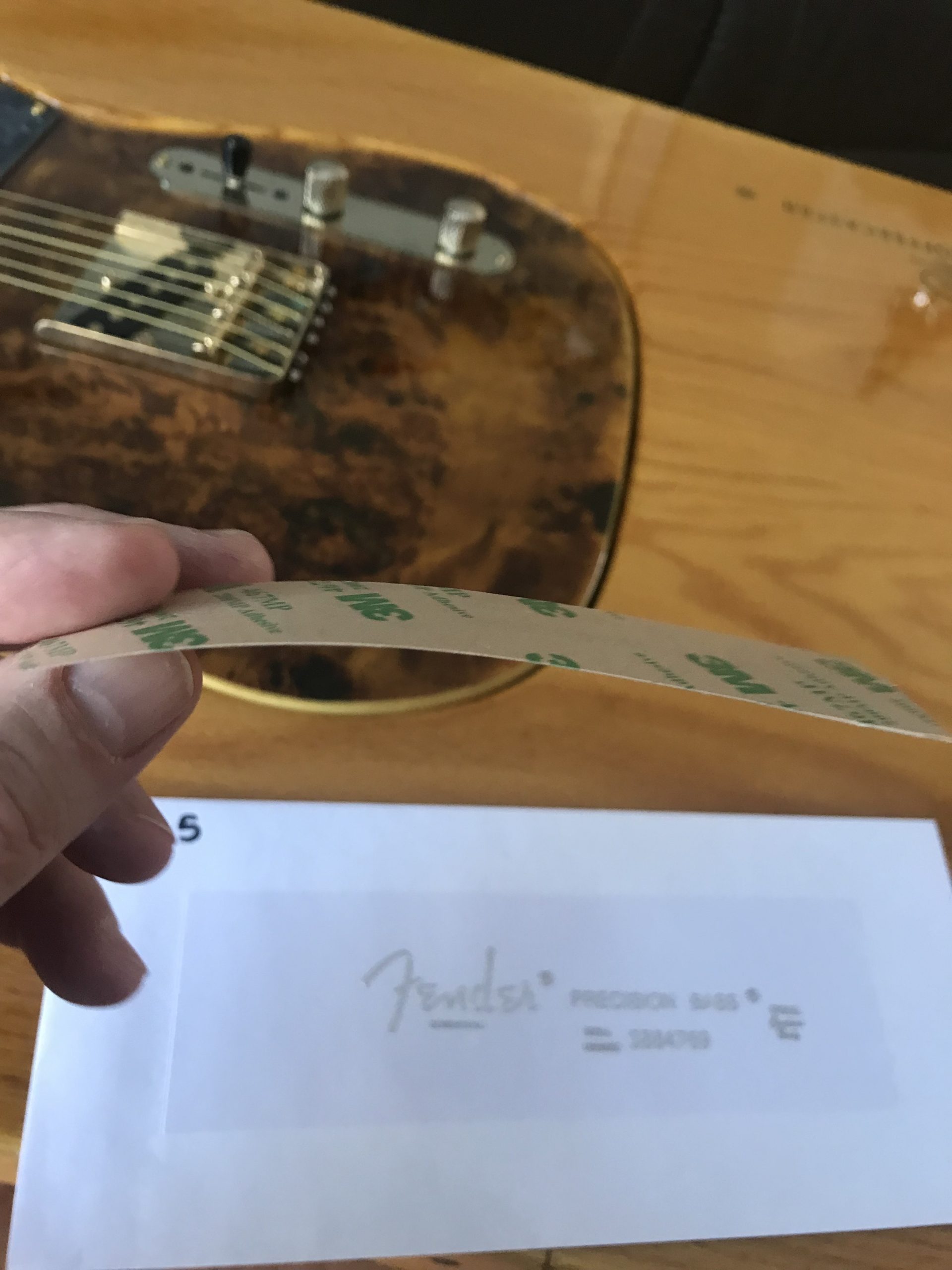 Fender Precision Bass Guitar Decal M95