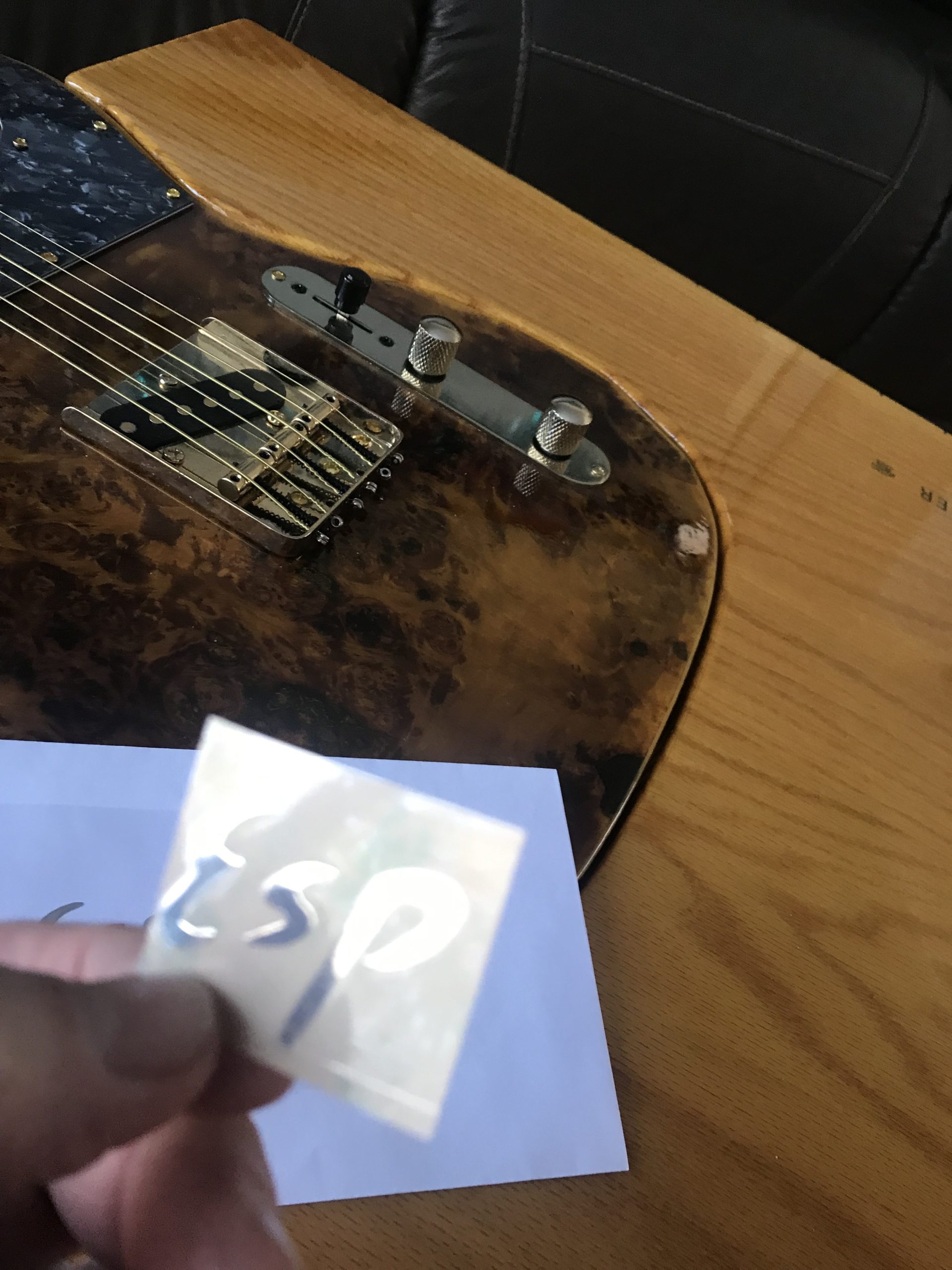 ESP Guitar Decal m96b