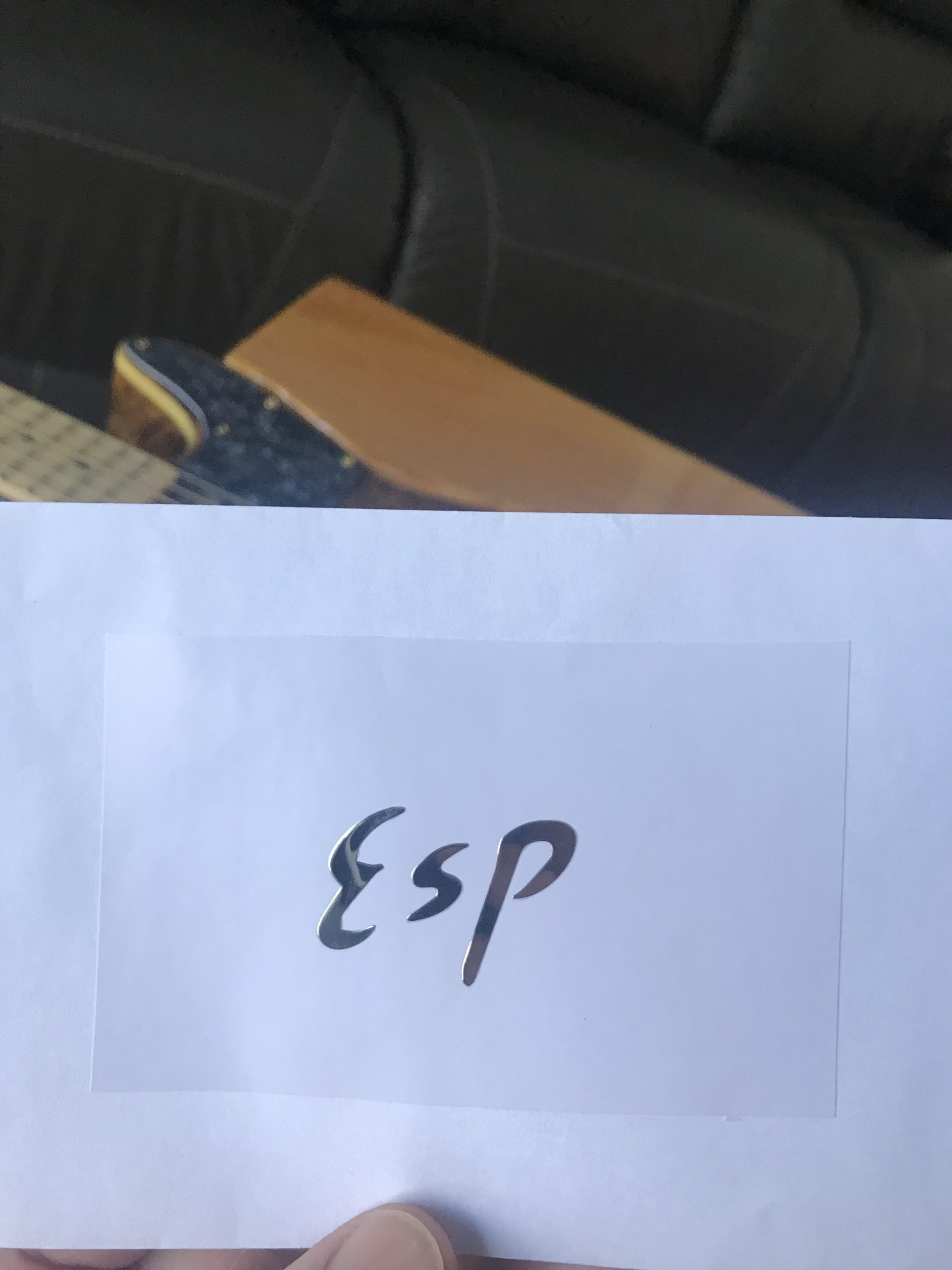 ESP Guitar Decal m96b