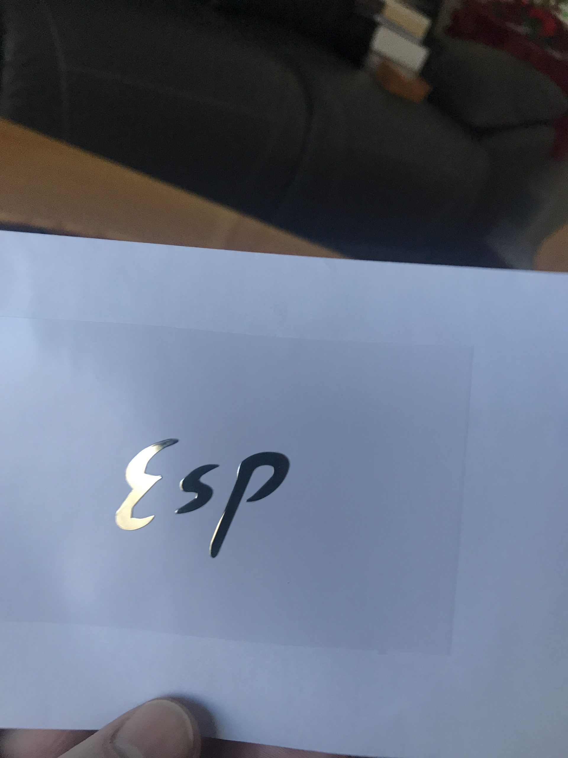 ESP Guitar Decal m96b