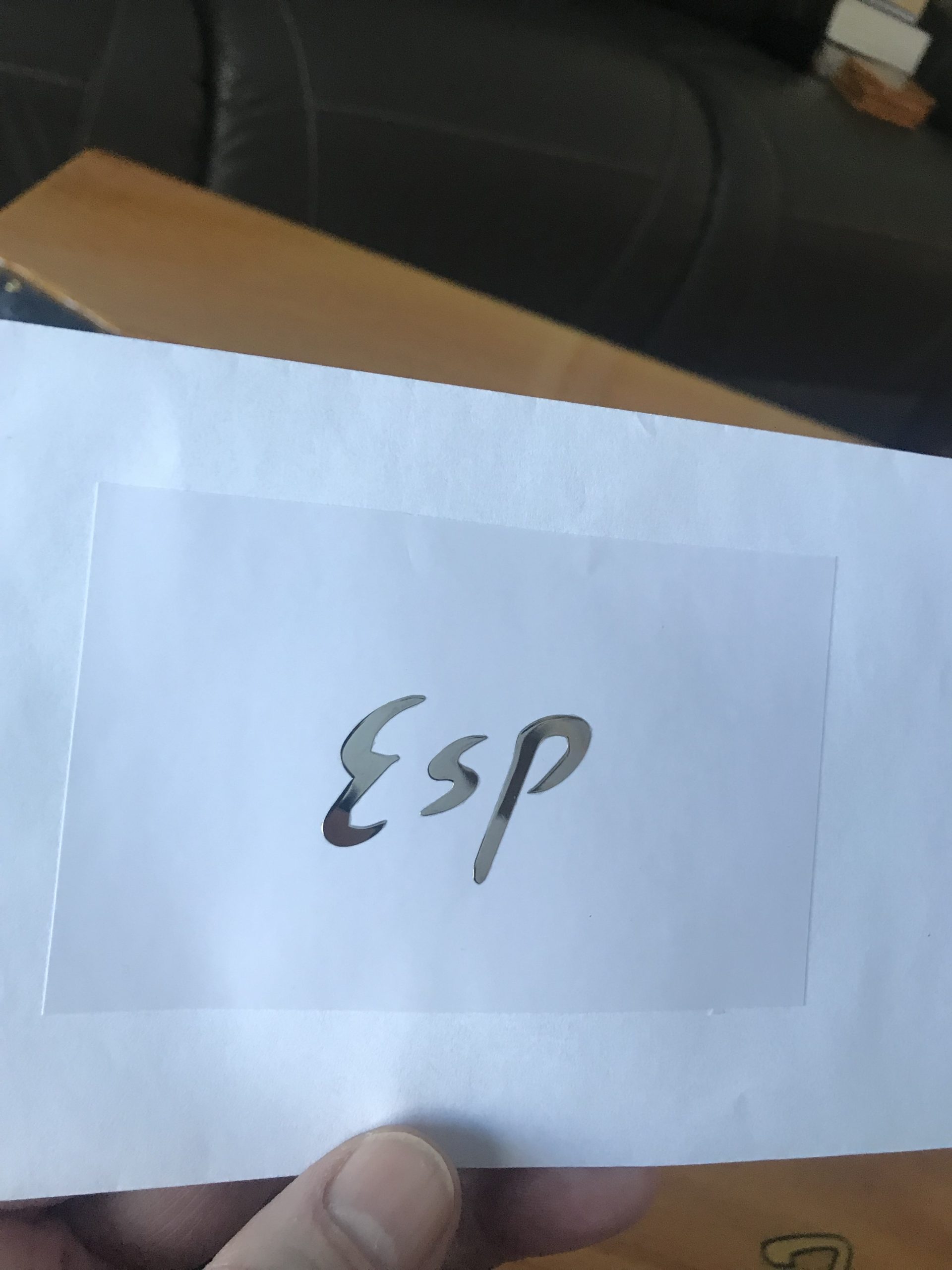 ESP Guitar Decal m96b