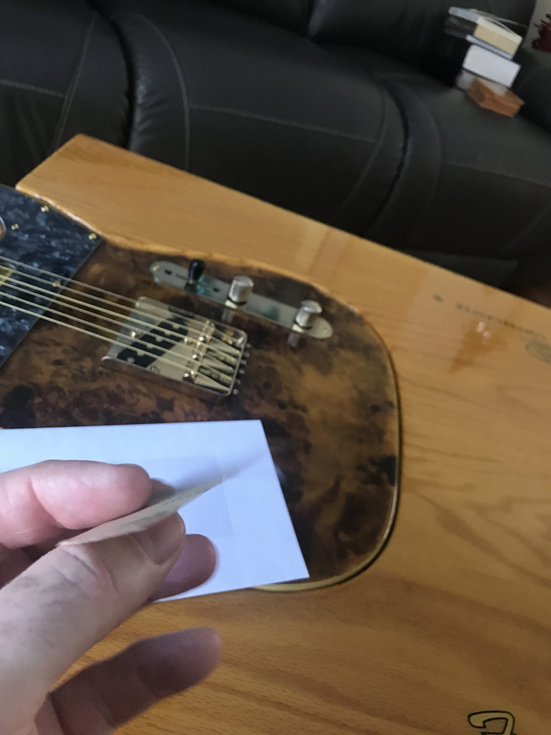 Fender Jazzmaster Guitar Decal M100b