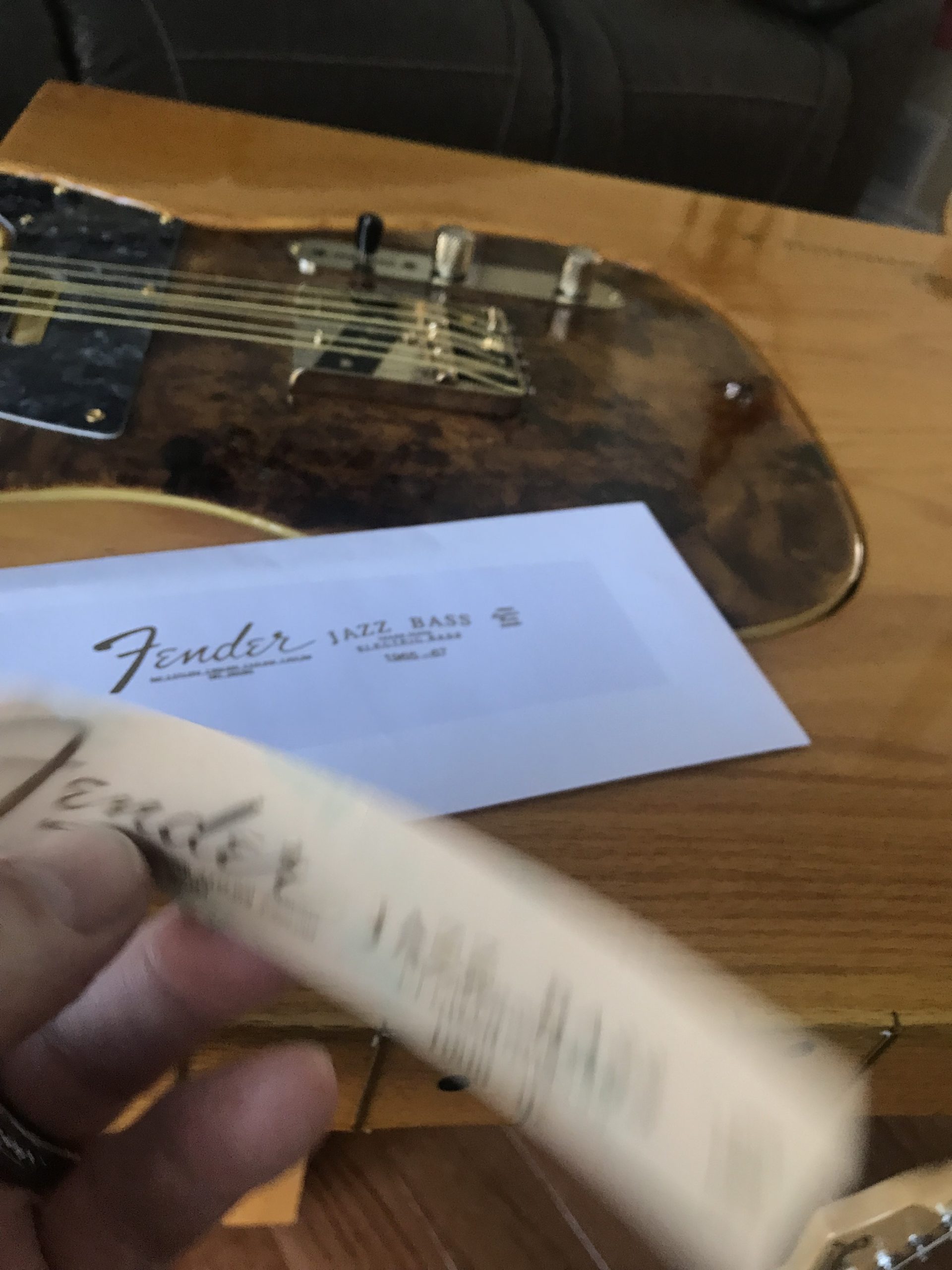 Fender Jazz Bass Guitar Decal M93