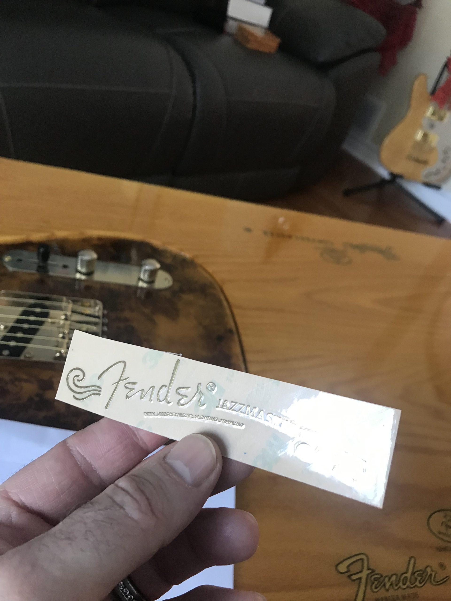 Fender Jazzmaster Guitar Decal M101