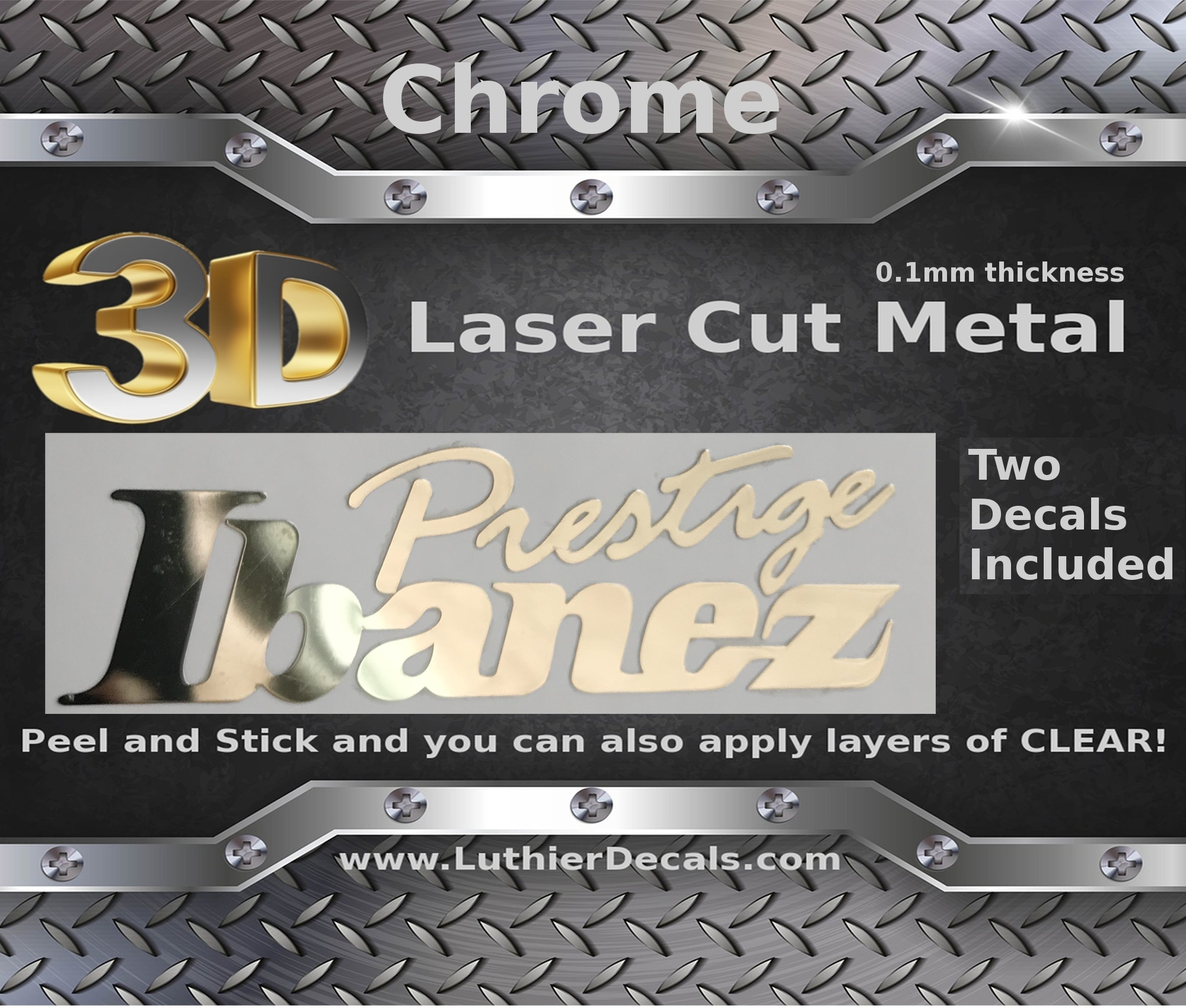 Ibanez Prestige Guitar Decal M10