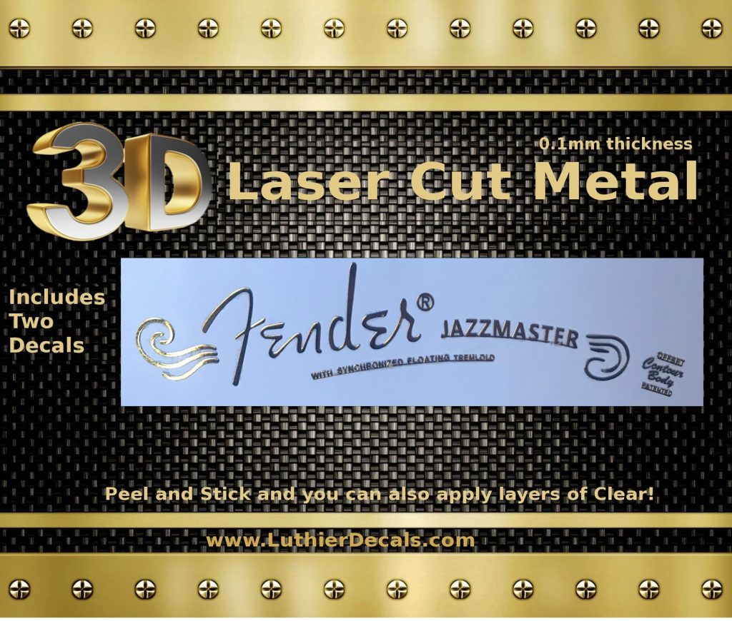Fender Jazzmaster Guitar Decal M101