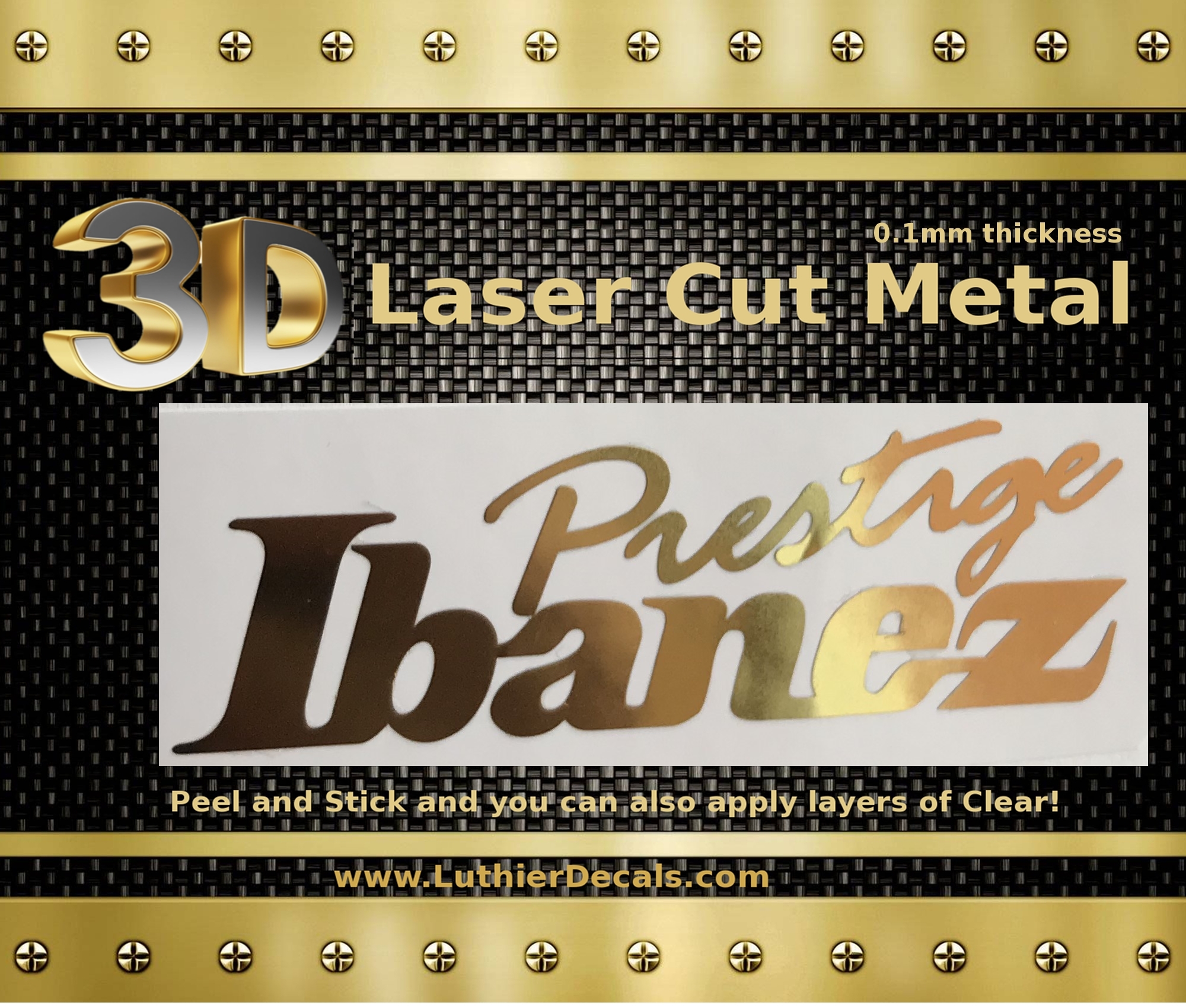 Ibanez Prestige Guitar Decal M29b