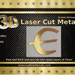 Epiphone Guitar Decal Chrome Laser Cut M30