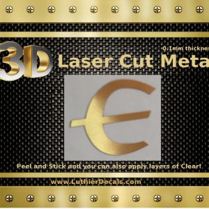 Epiphone Guitar Decal Chrome Laser Cut M30b