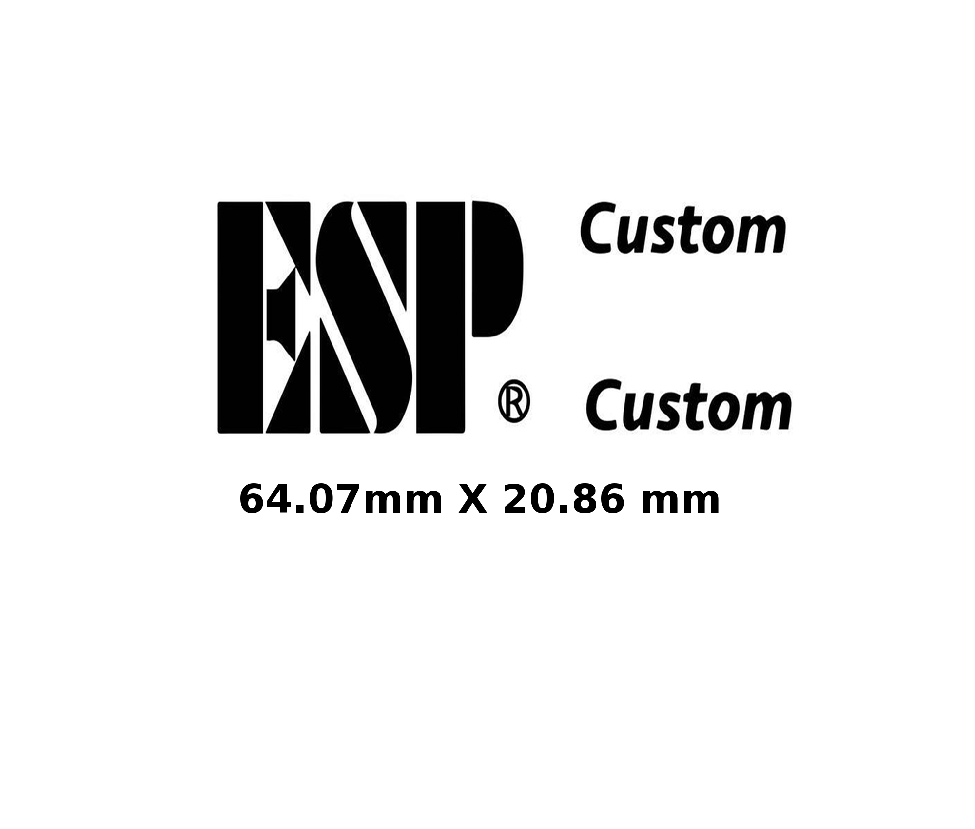 ESP Guitar Decal m31b