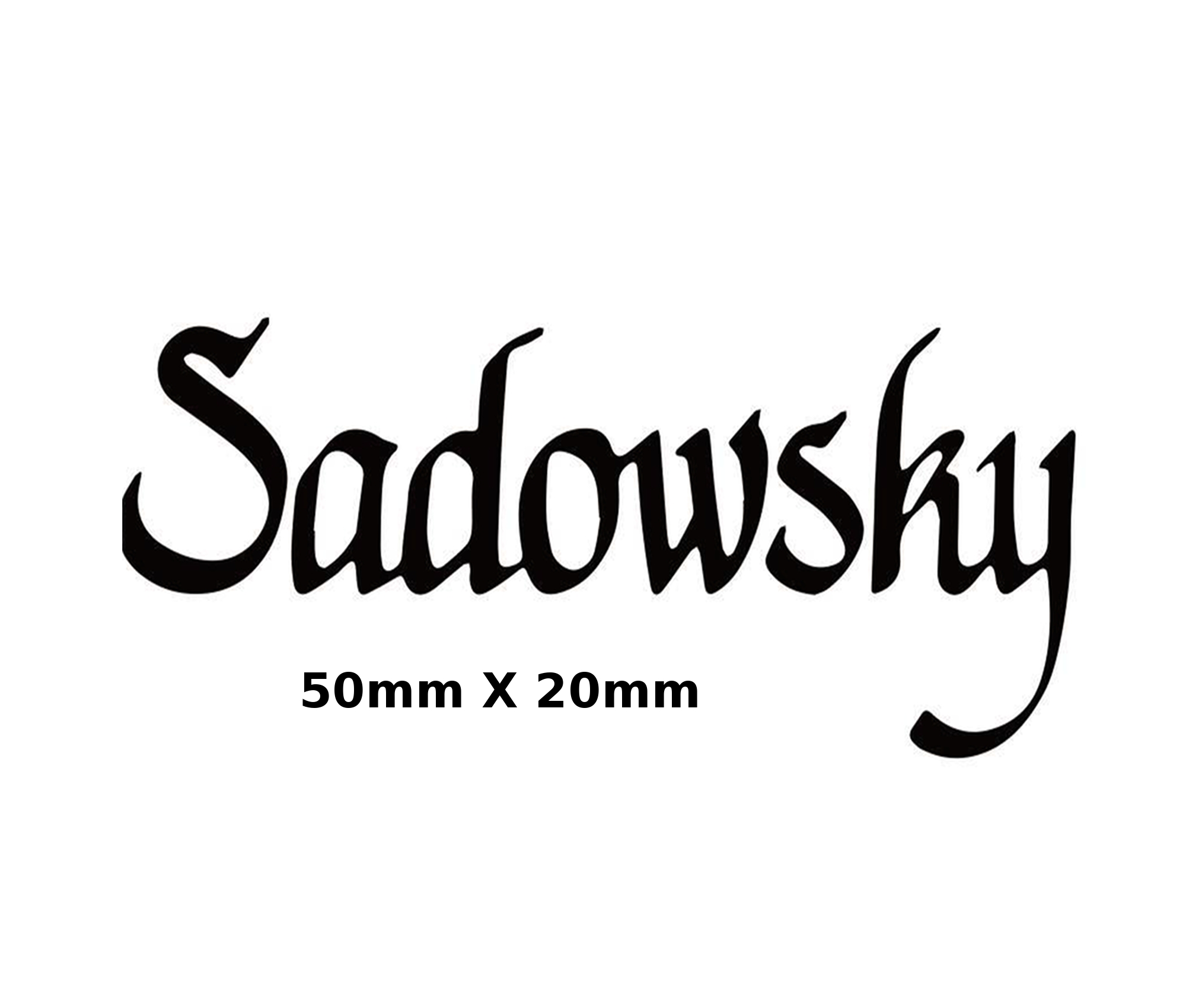 Sadowsky Guitar Decal M32