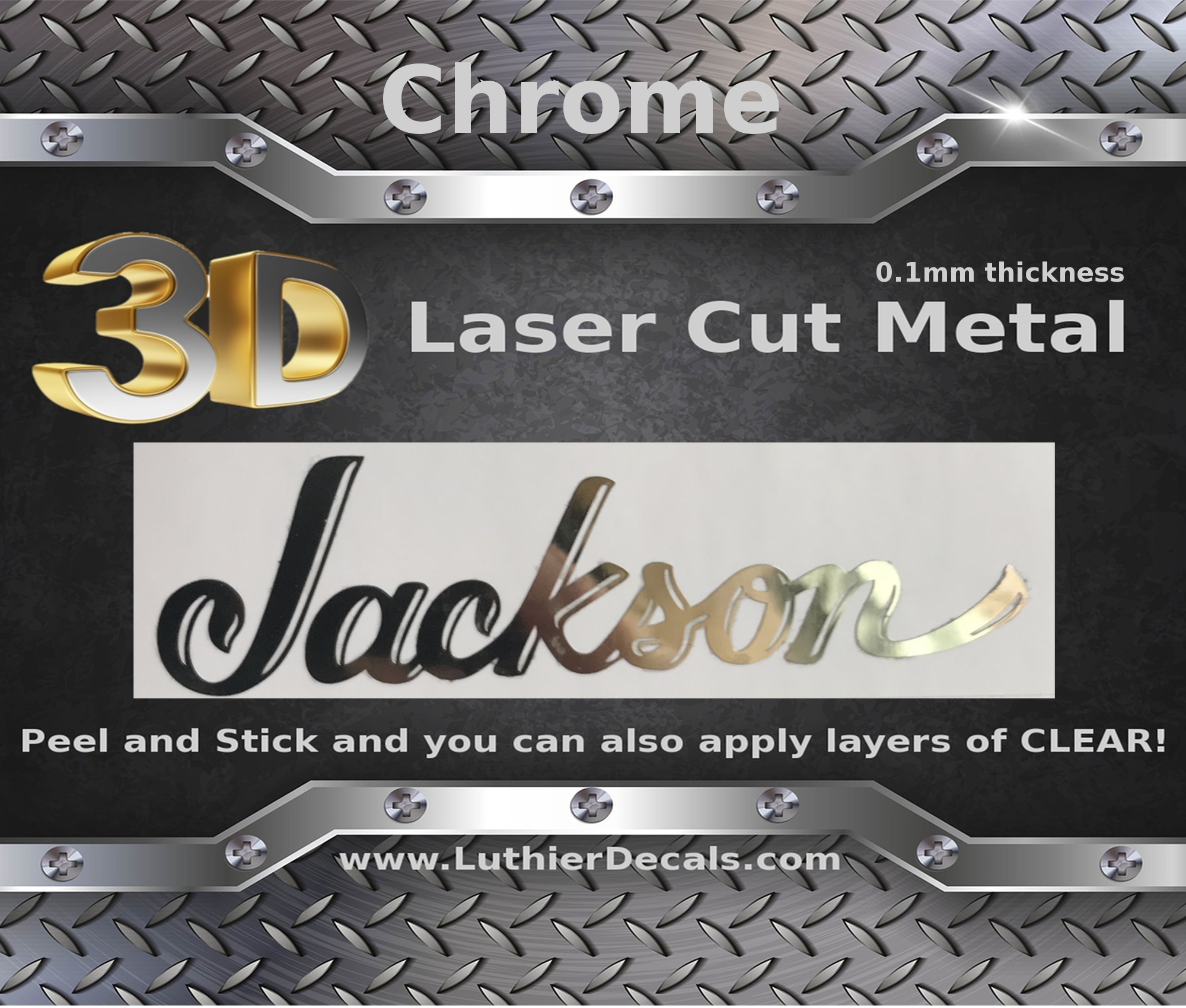 Jackson Guitar Decal M38b Copy