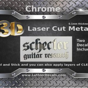 Schecter Guitar Decal Metal M54