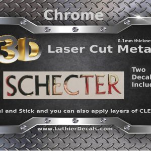 Schecter Guitar Decal Metal M56