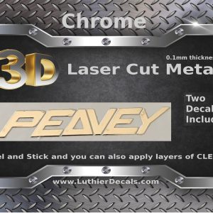 Peavey Guitar Decal Metal M57