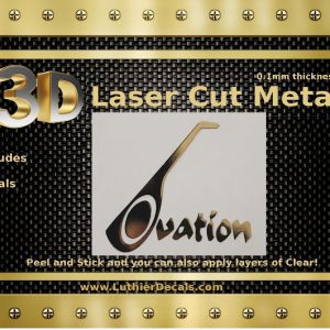 Ovation Guitar Decal Metal M70