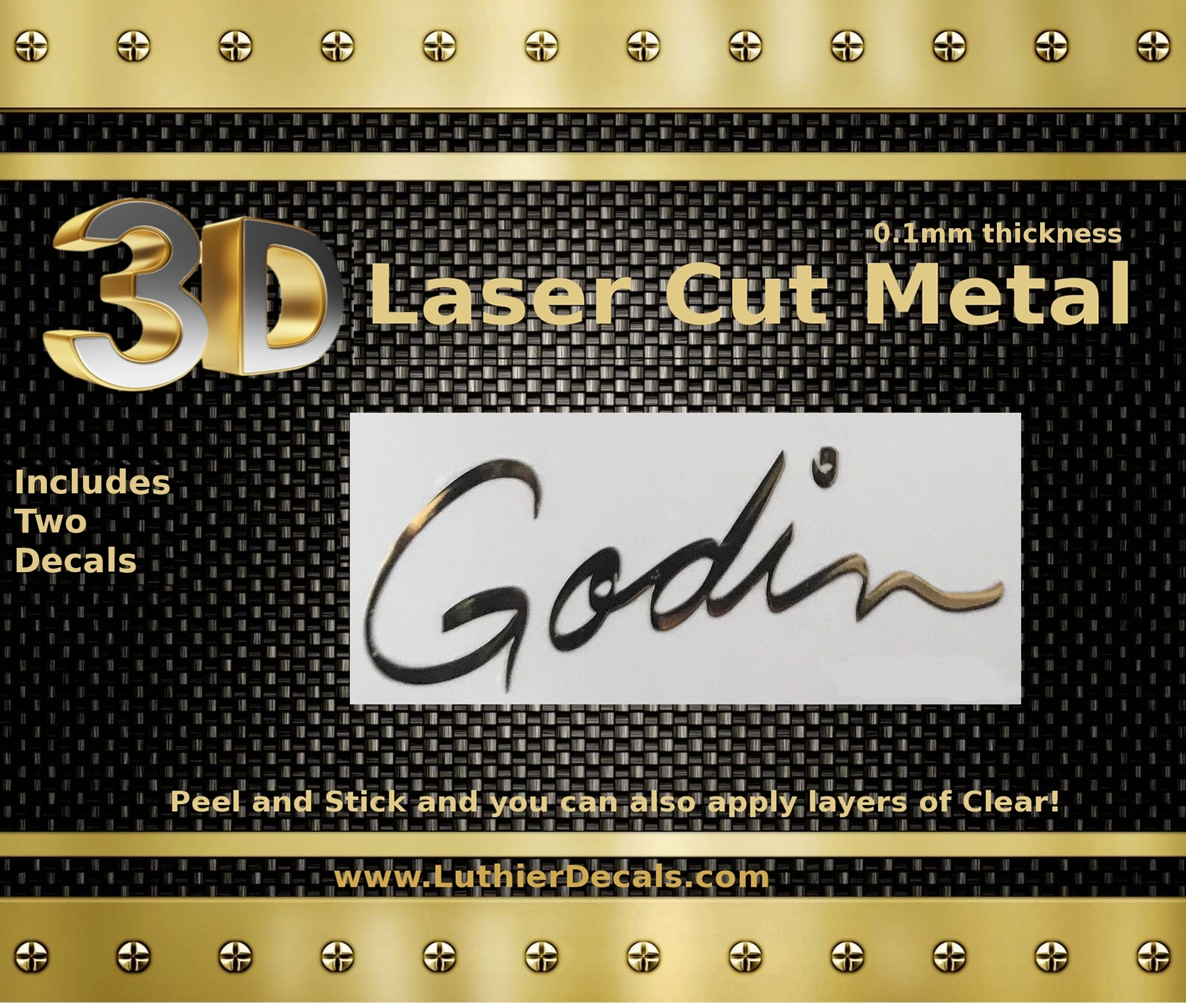 Godin Guitar Decal M72