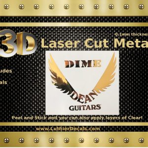 Washburn Dean Dime Guitar Decal M76