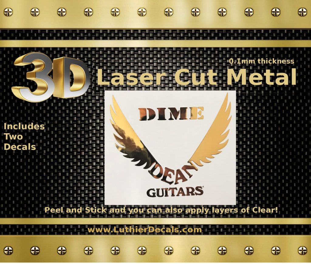 Washburn Dean Dime Guitar Decal M65