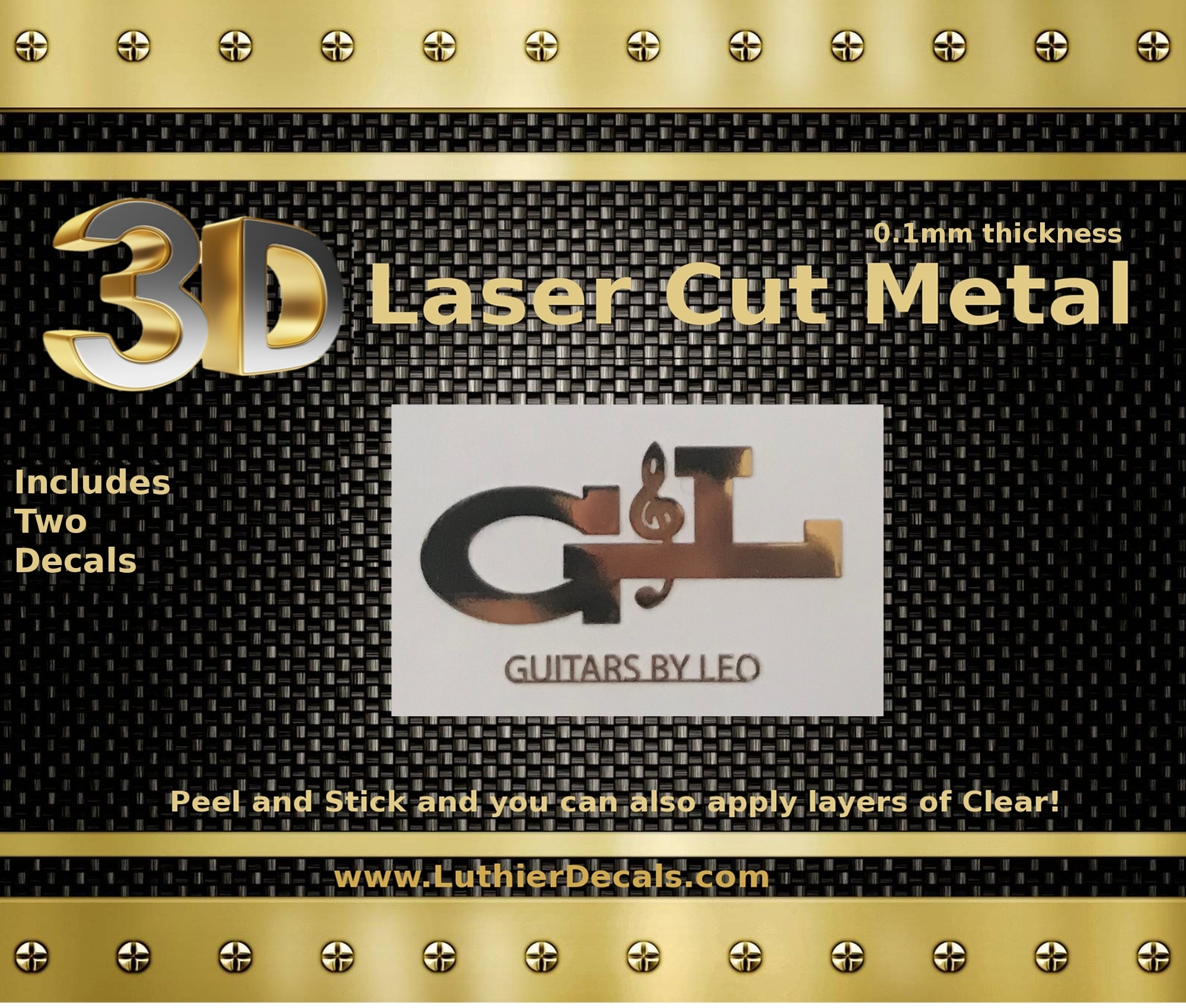 G&L Guitar Decal M78