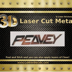 Peavey Guitar Decal Metal M81b
