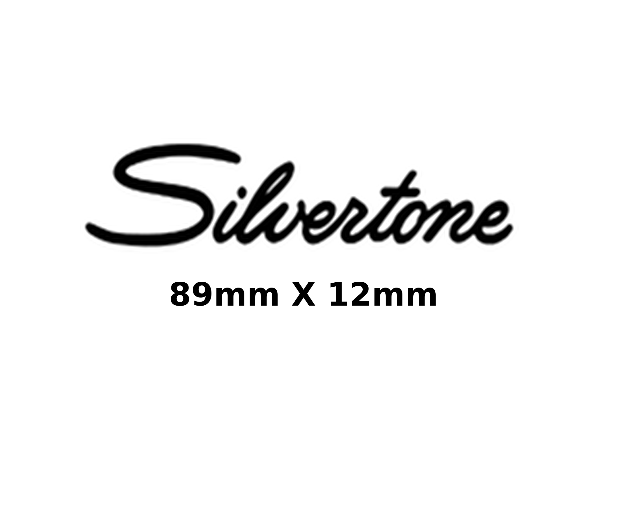 Silvertone Guitar Decal M59b