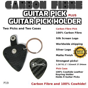 Martin and Co. Guitar Pick Carbon Fibre and Case p20