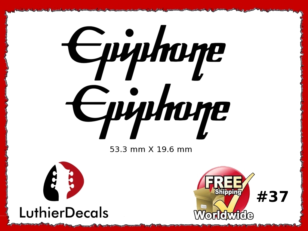 Epiphone Guitar Decal #37