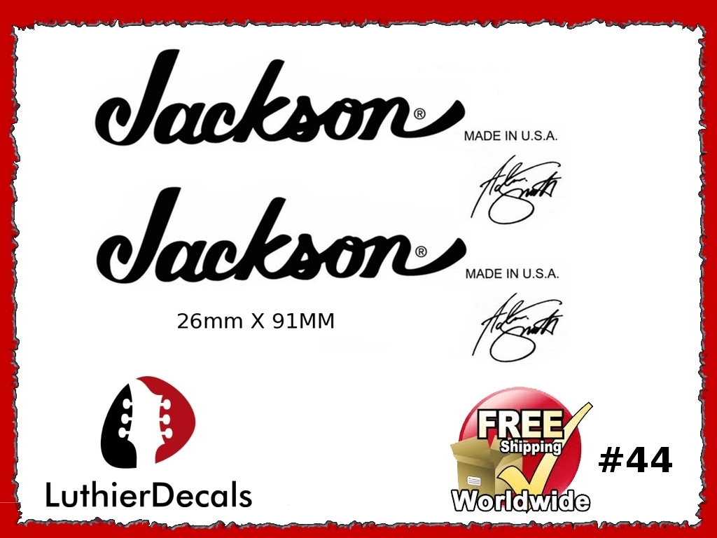 Jackson Guitar Decal #44