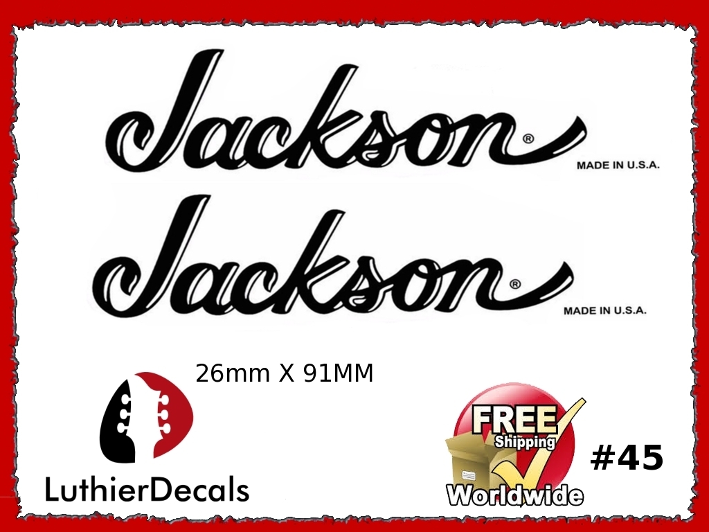 Jackson Guitar Decal #45