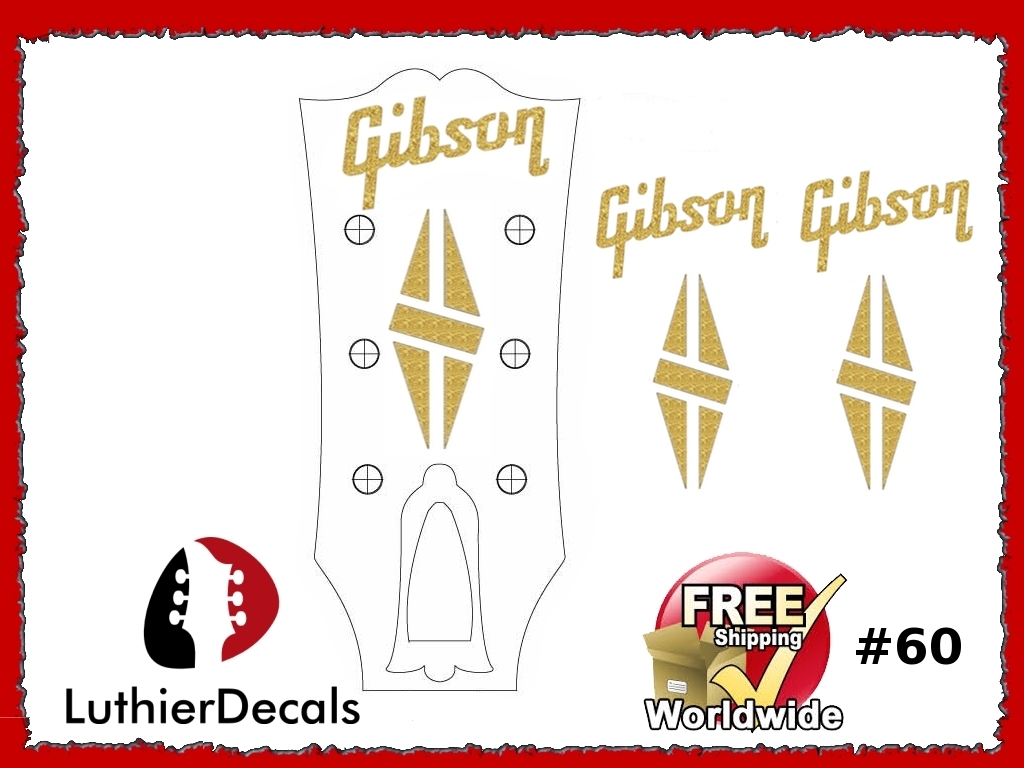 Gibson Guitar Decal #60