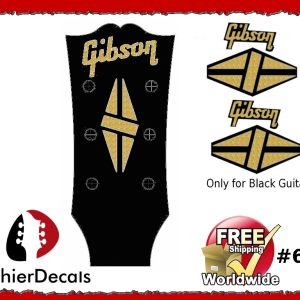 Gibson Guitar Decal for Black Guitars #60w