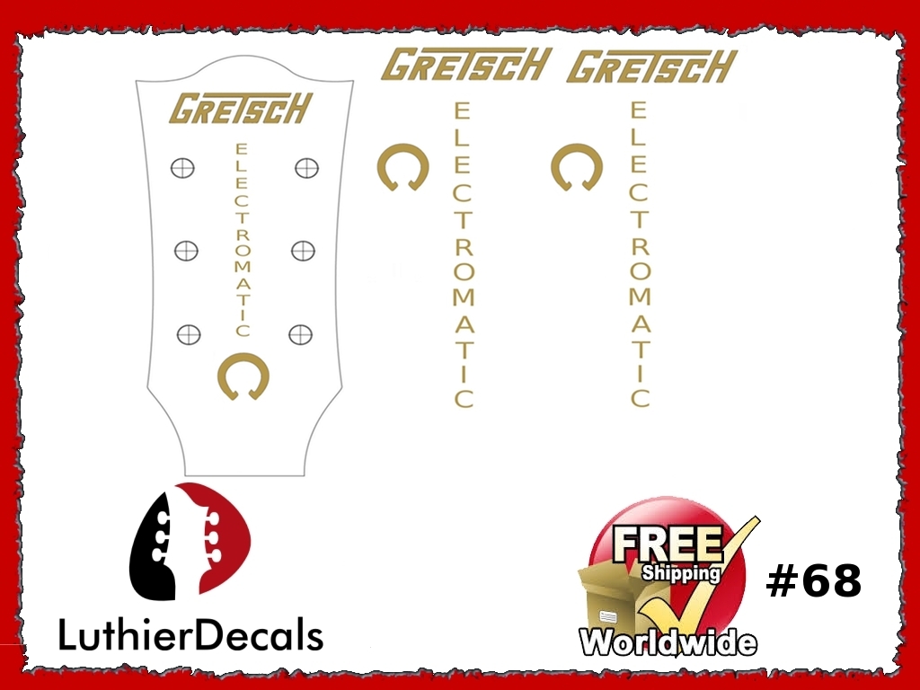 Gretsch Guitar Decal #68