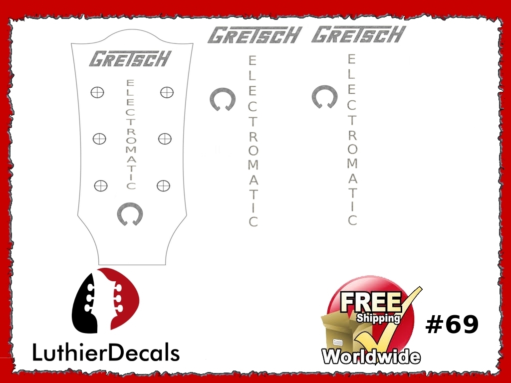 Gretsch Guitar Decal #69