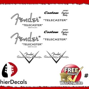 Fender Telecaster Custom Guitar Decal #71