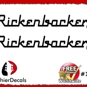 Rickenbacker Decals Guitar Waterslide Headstock logo #112