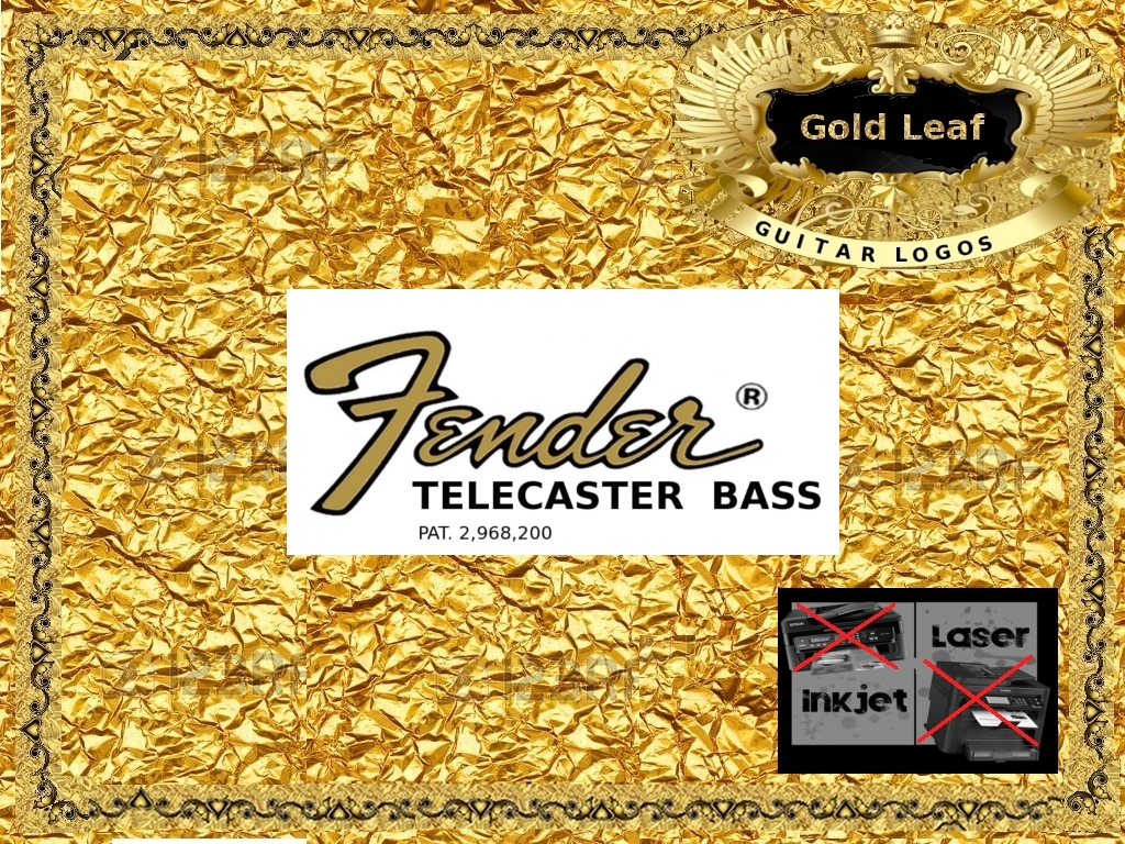 Fender Telecaster Bass Guitar Decal #41g