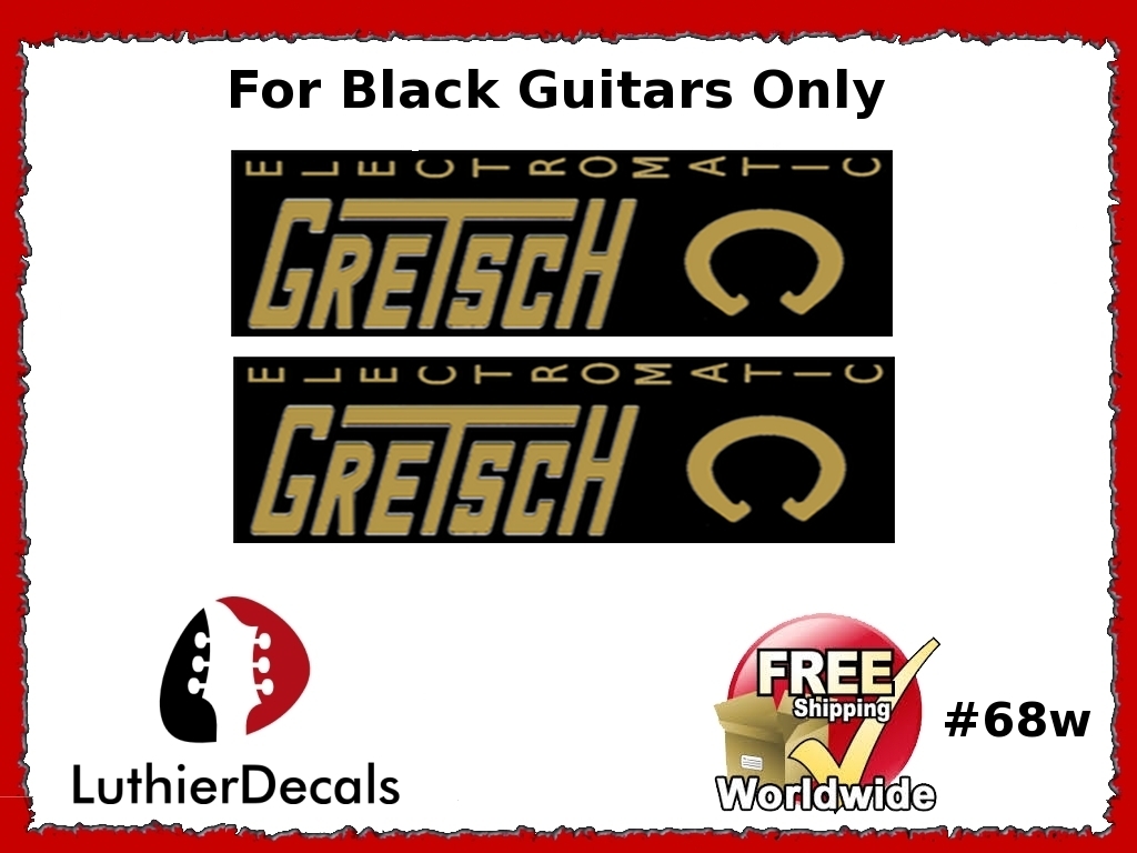 Gretsch Guitar Decal #68w