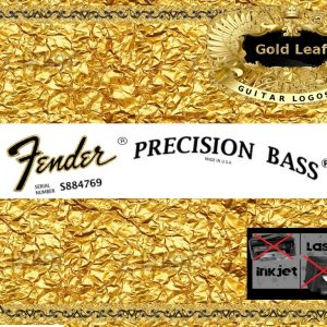 Fender Precision Bass Guitar Decal #35g