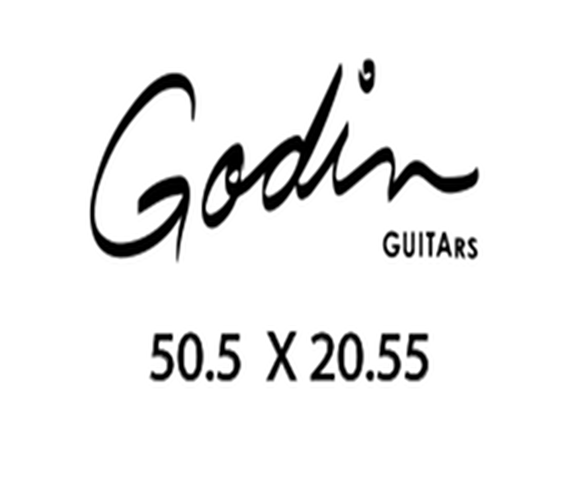 Godin Guitar Decal M72
