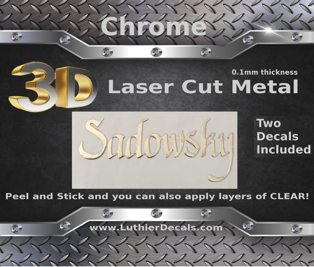 Sadowsky Guitar Decal M32