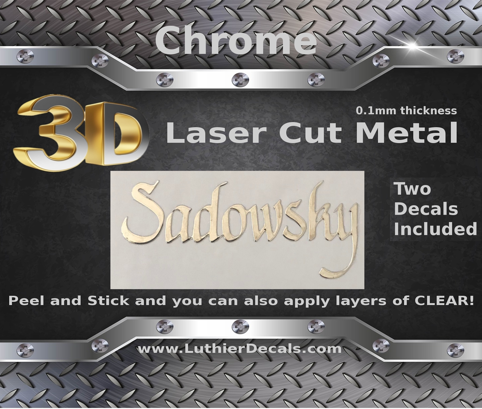 Sadowsky Guitar Decal M32