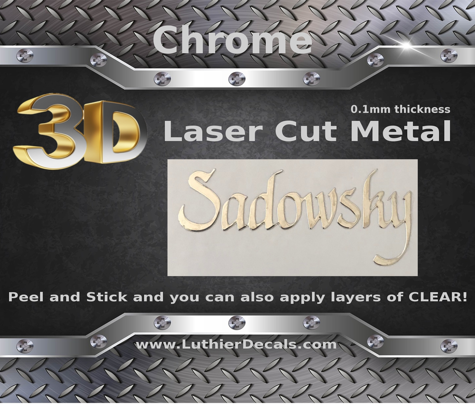 Sadowsky Guitar Decal M32b
