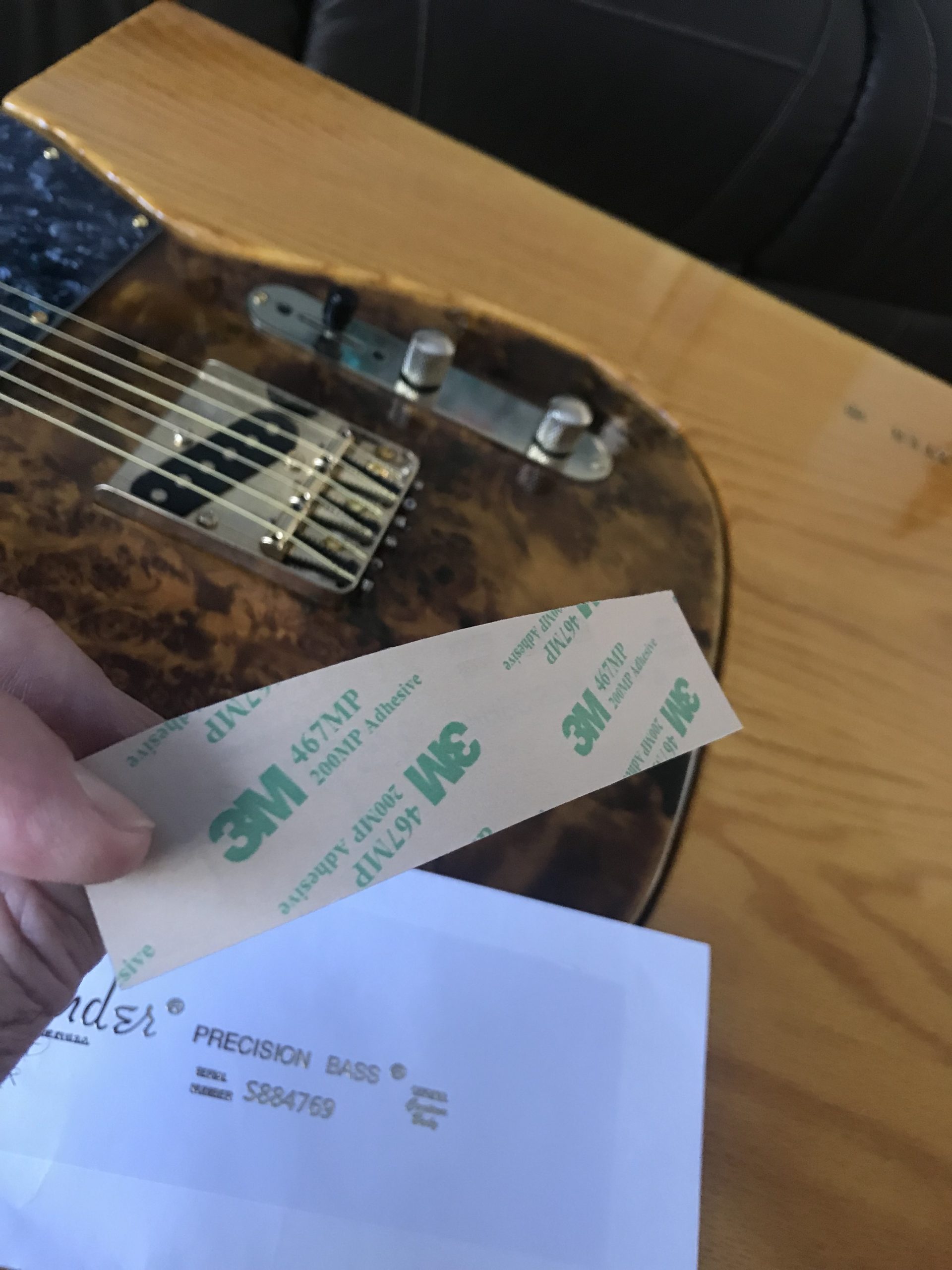 Fender Jazzmaster Guitar Decal M98b