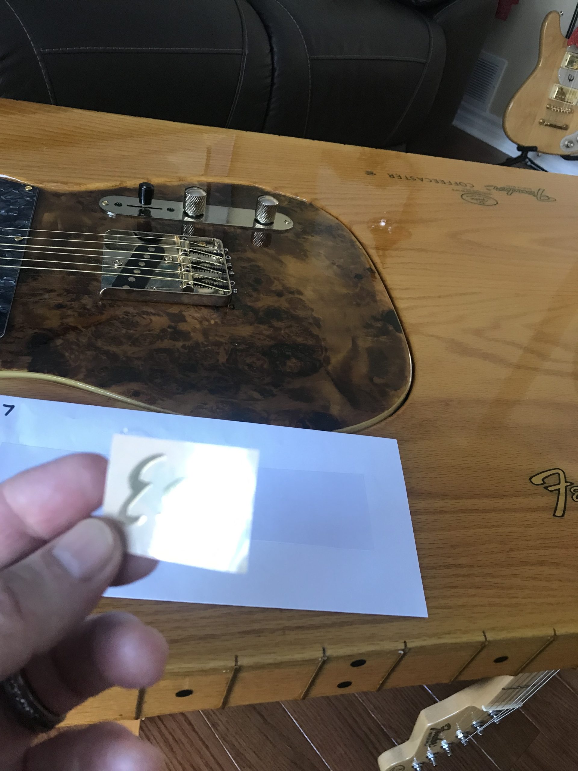 Fender Jazz Bass Guitar Decal M93b