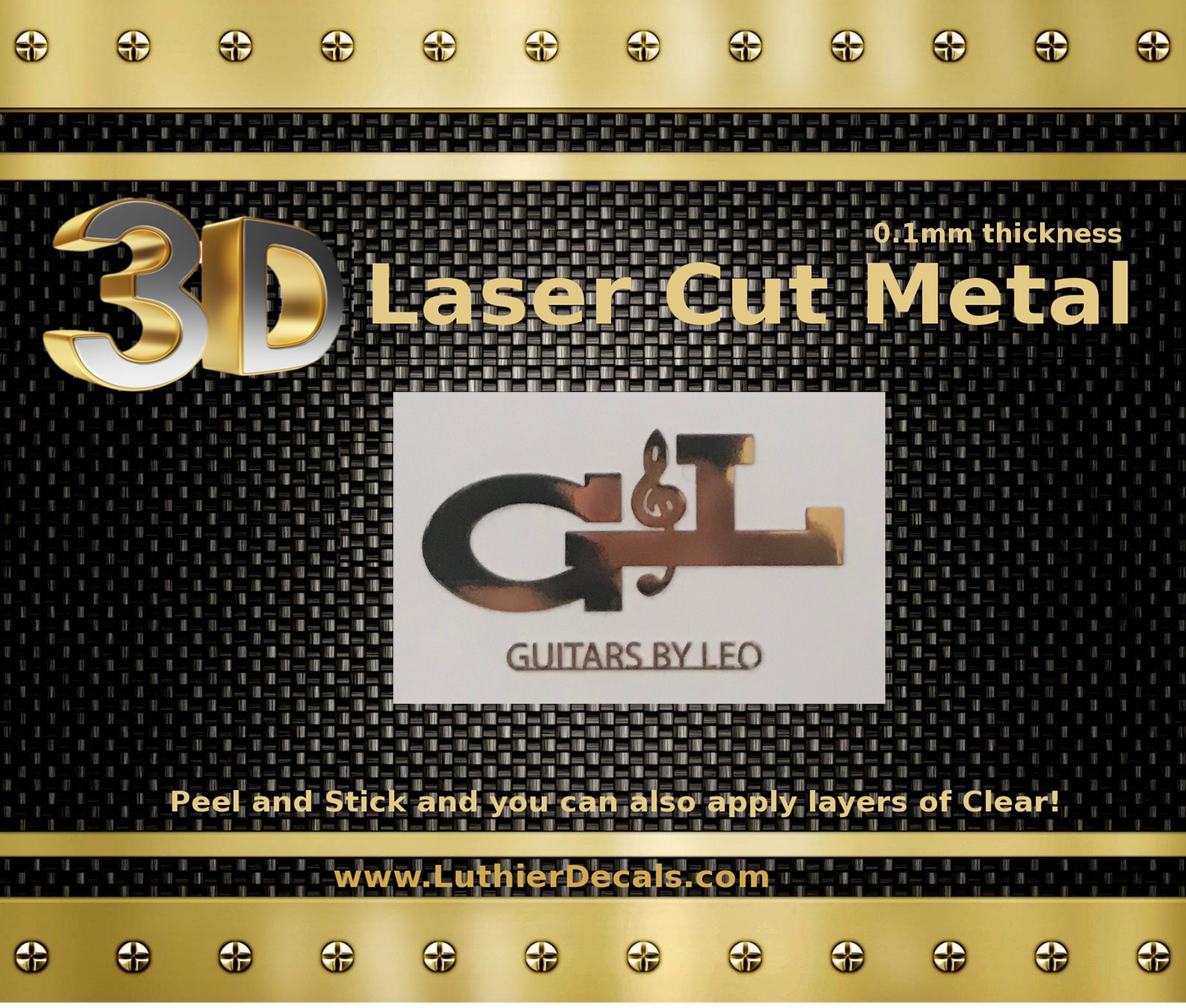 G&L Guitar Decal M78b