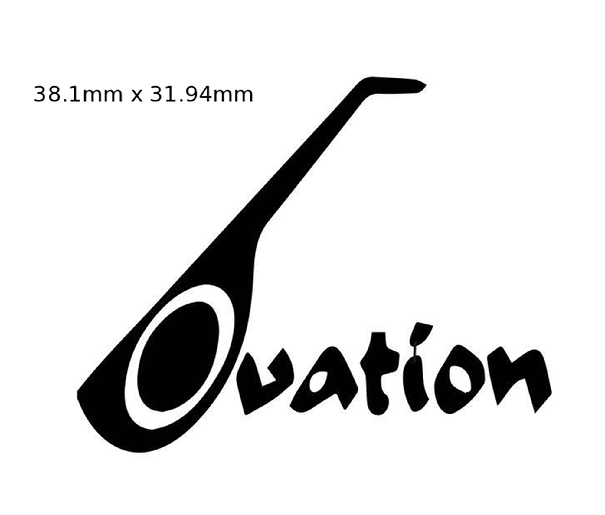 Ovation Guitar Decal Metal M52